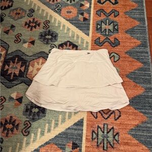 Elegant Beige Layered Skirt